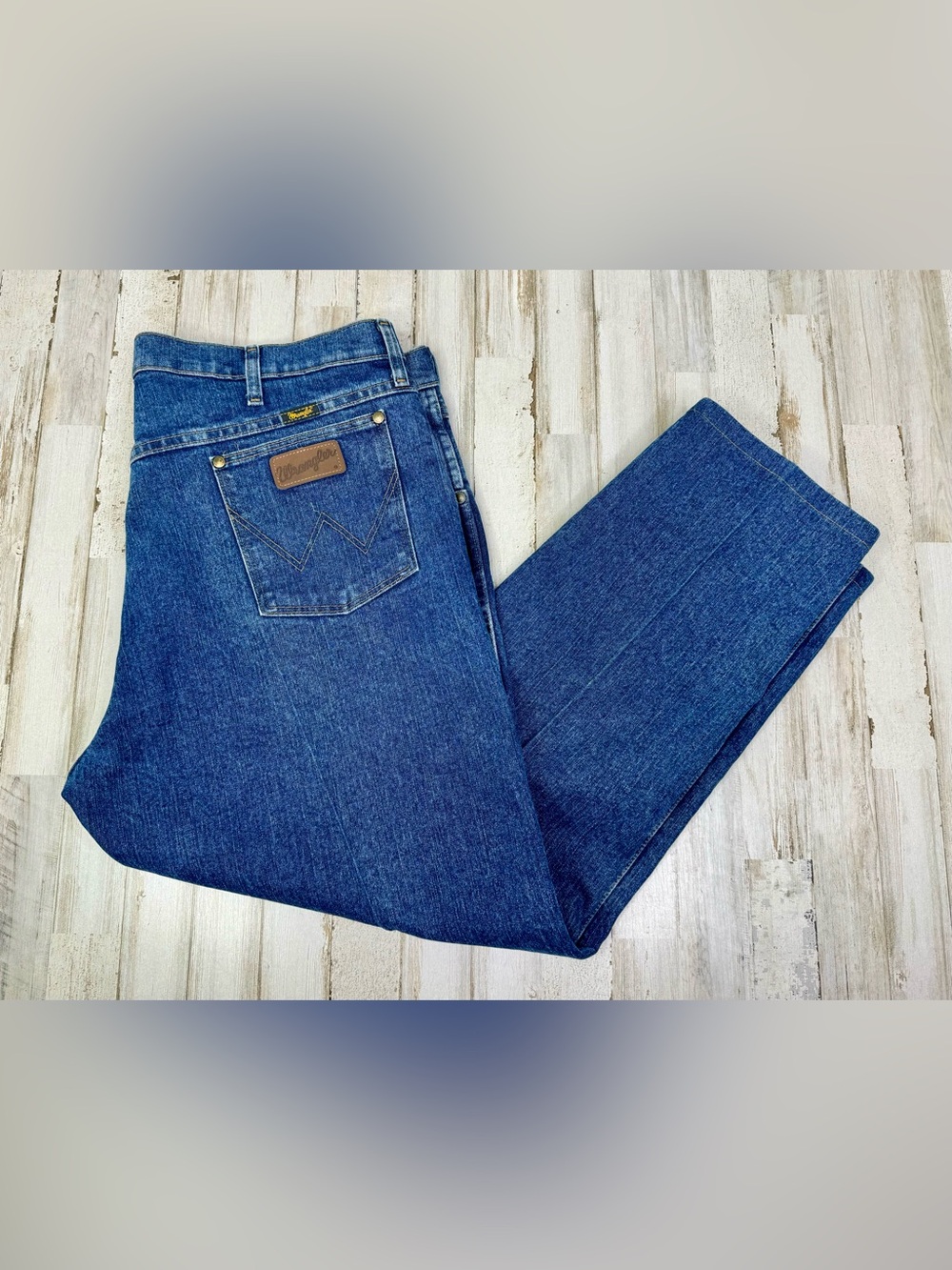 Wrangler Jeans Men's 42x28 Blue Cowboy Western Outdoors